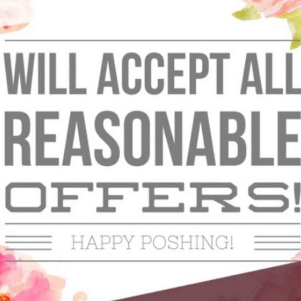 I love reasonable offers!!!